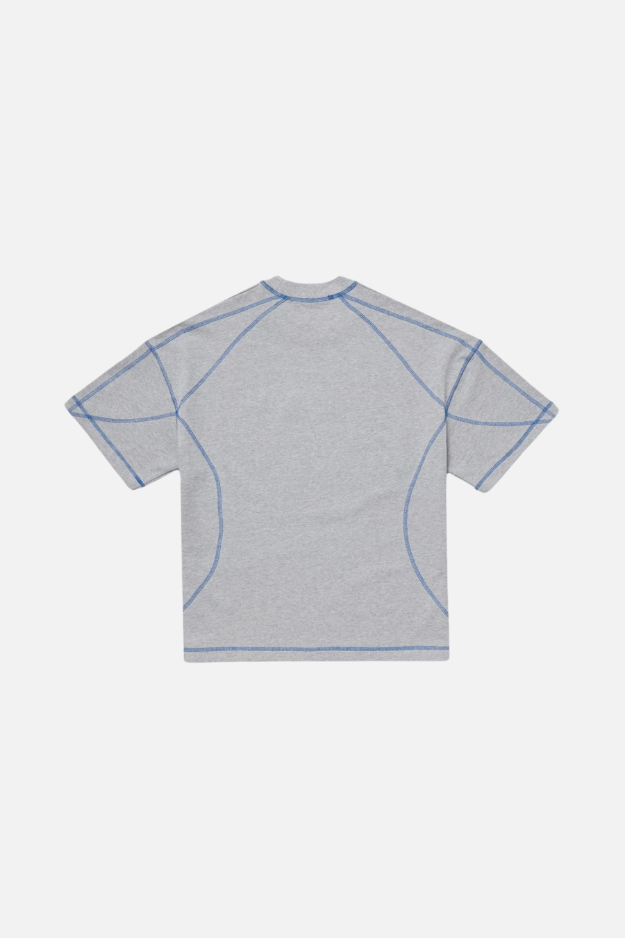 'BE' CONTRAST STITCH TEE - Zidouri