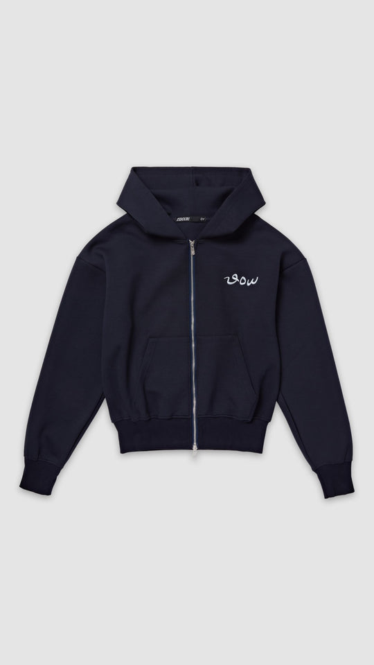 CHARRED NAVY COMFORT HOODIE