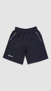 CHARRED NAVY SHORTS – Zidouri