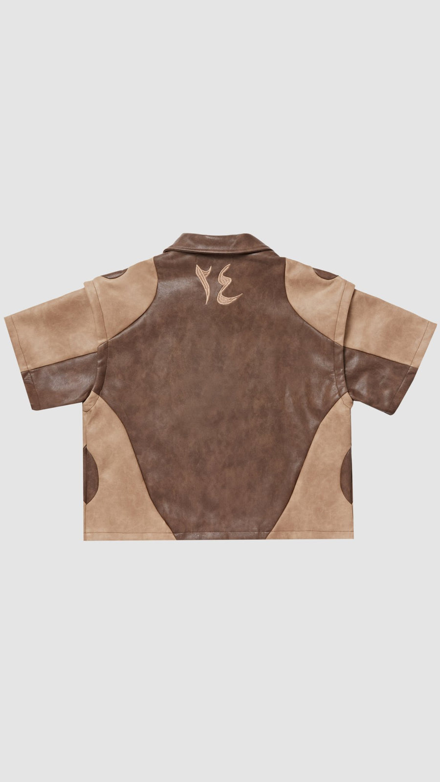 Dual Wear Leather Shirt - Zidouri