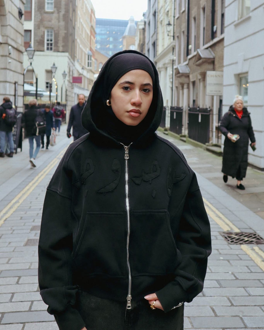 MIDNIGHT PATCHWORK ZIPUP - Zidouri