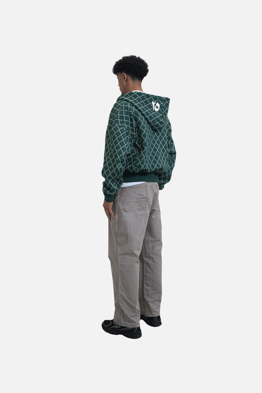 MOSAIC PATCHWORK HOODIE - Zidouri