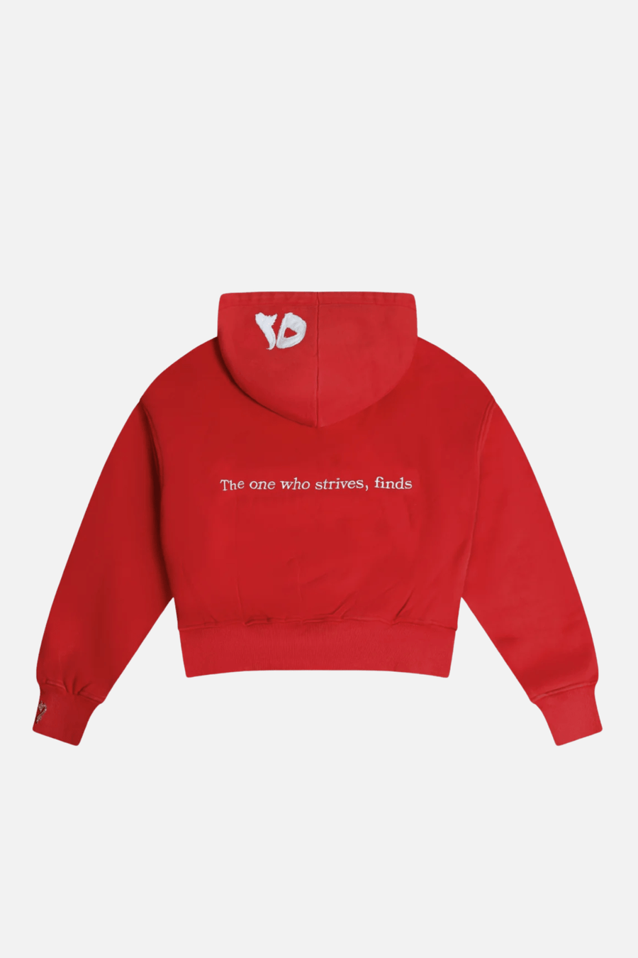 POP RED PATCHWORK ZIP UP - Zidouri