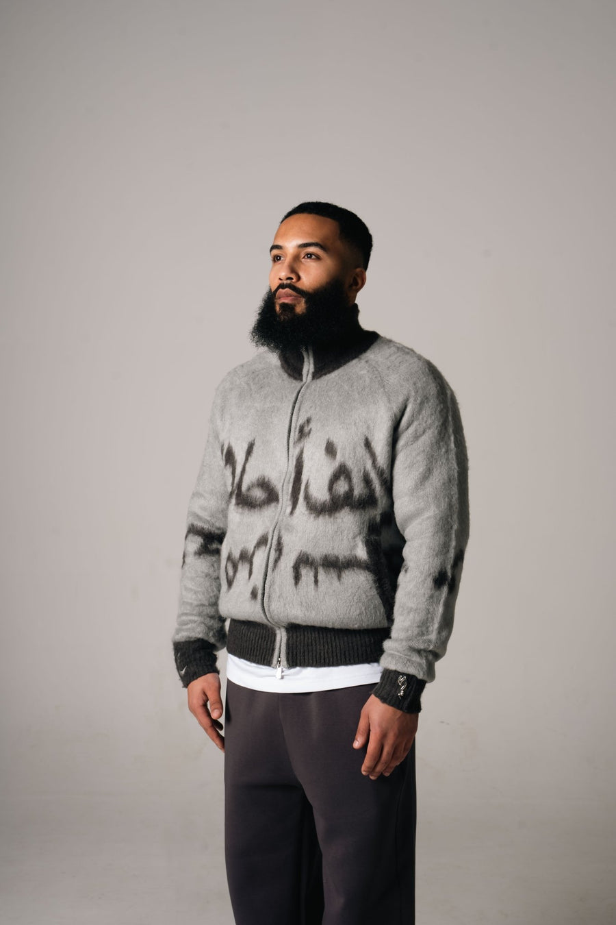 TH'ALAB MOHAIR ZIP UP - Zidouri